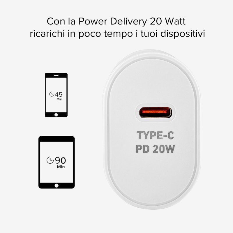 SBS TETR1CPD20 Caricabatterie Power Delivery 20W
