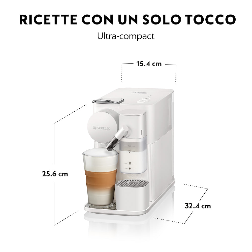 De Longhi EN510W Lattissima One Macchina caffè Nespresso
