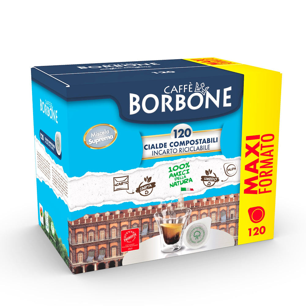 Caffe Borbone 44BOROSUPREMA120PZ Cialde Caffe Espresso Miscela Suprema 120pz