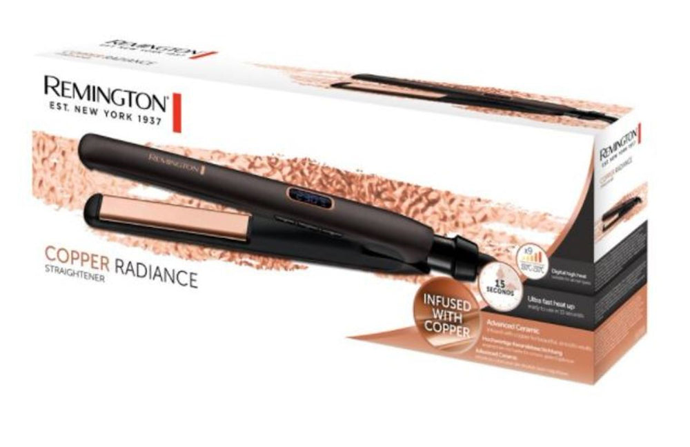 Remington S5700 Piastra Capelli Stretta Ceramica/rame 9temp.