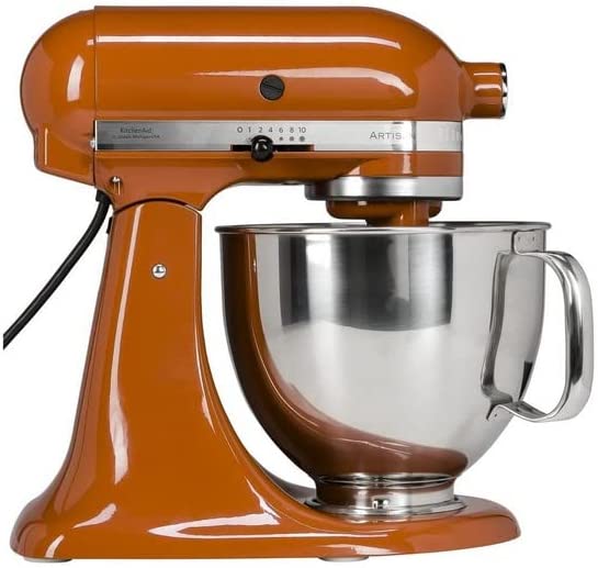 Kitchenaid 5KSM175PSEHY Impastatore 300w 4.8lt 2ciot. Inox Honey