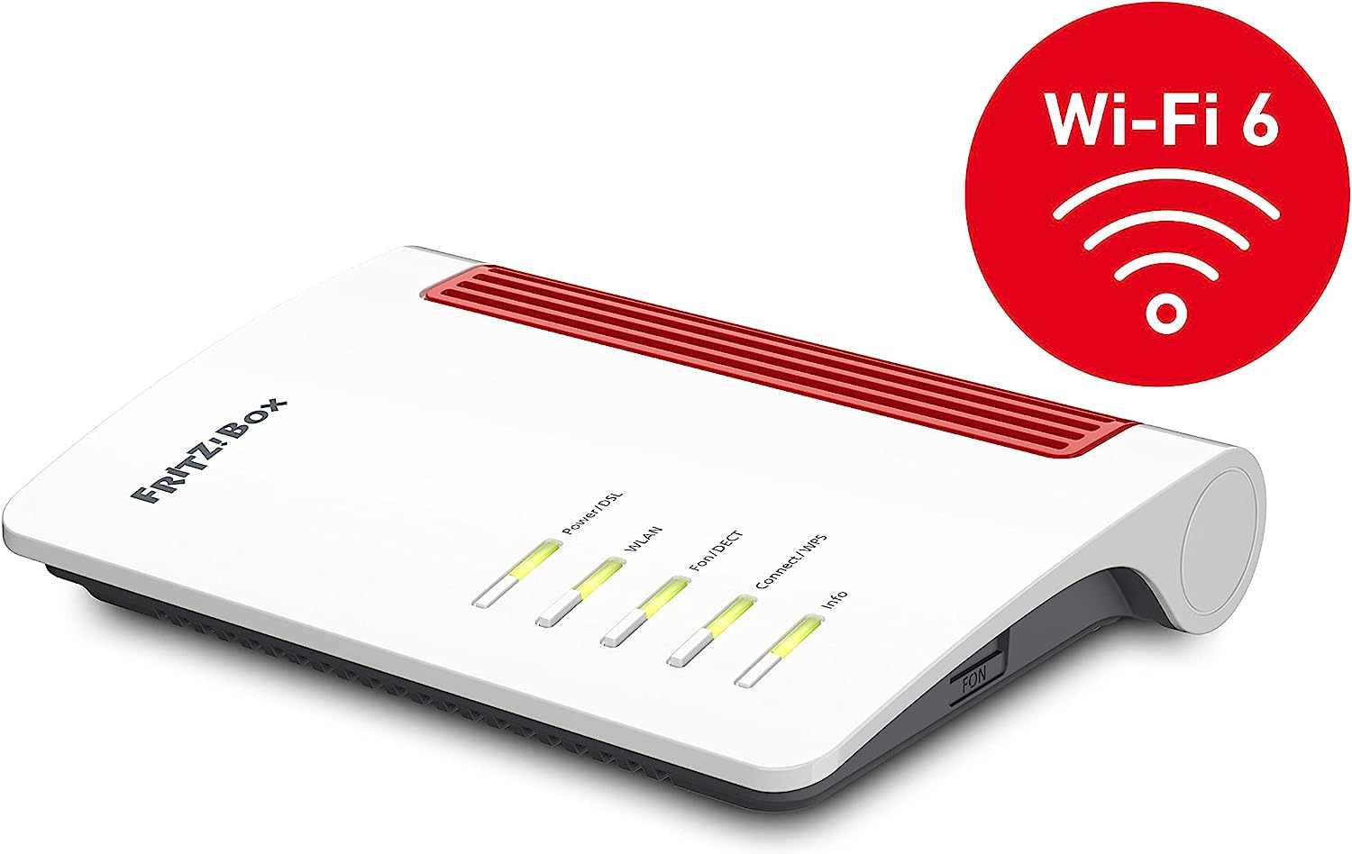 Fritz Box 7530Ax Modem Router Dual Band Wifi 6 Ax2400