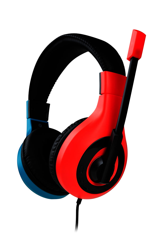 Bigben SWITCHHEADSETV1RPIUB Cuffie Gaming V1 Per Nintendo Switch Rosso/blu