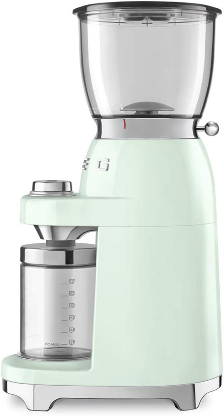 Smeg CGF01PGEU - Macinacaffè, 150W, 350GR, Anni 50, Verde