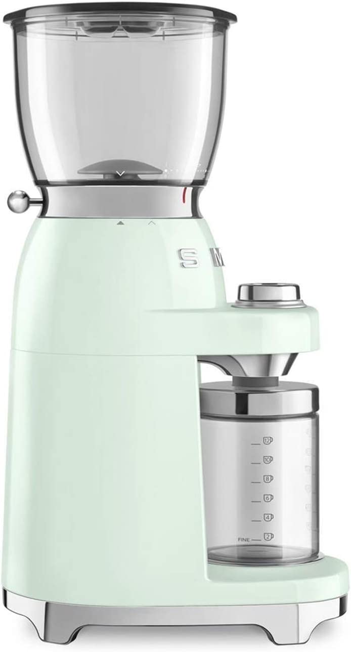 Smeg CGF01PGEU - Macinacaffè, 150W, 350GR, Anni 50, Verde