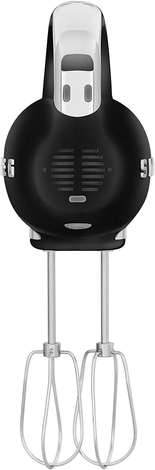 Smeg HMF01BLEU - Sbattitore, 250W, 9 Velocità + Turbo, Nero