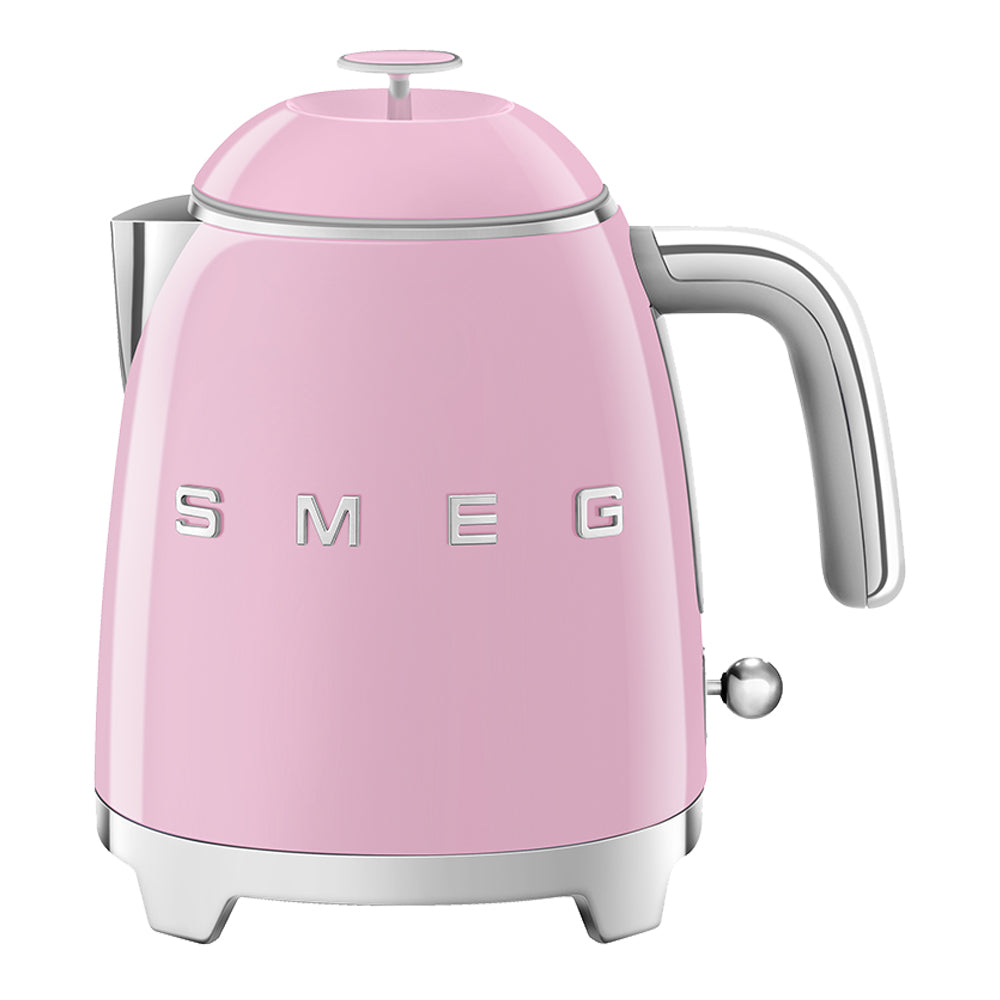 Smeg KLF05PKEU - Bollitore Elettrico, 1400W, 0.8 LT, Rosa