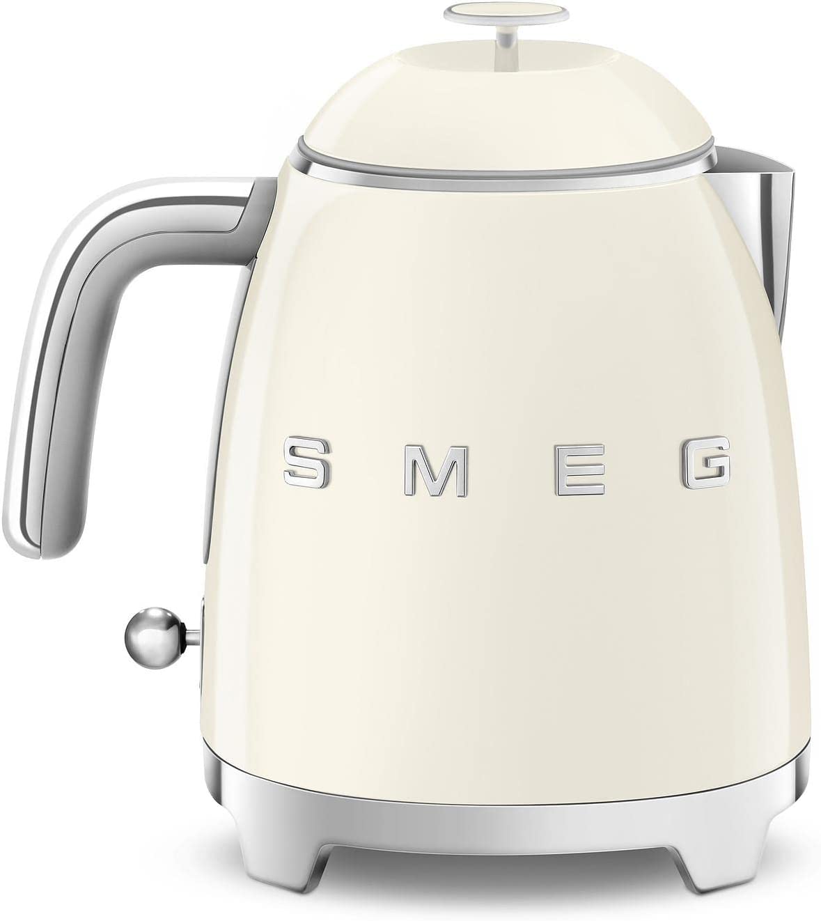 Smeg KLF05CREU - Bollitore Elettrico, 1400W, 0.8 LT, Panna