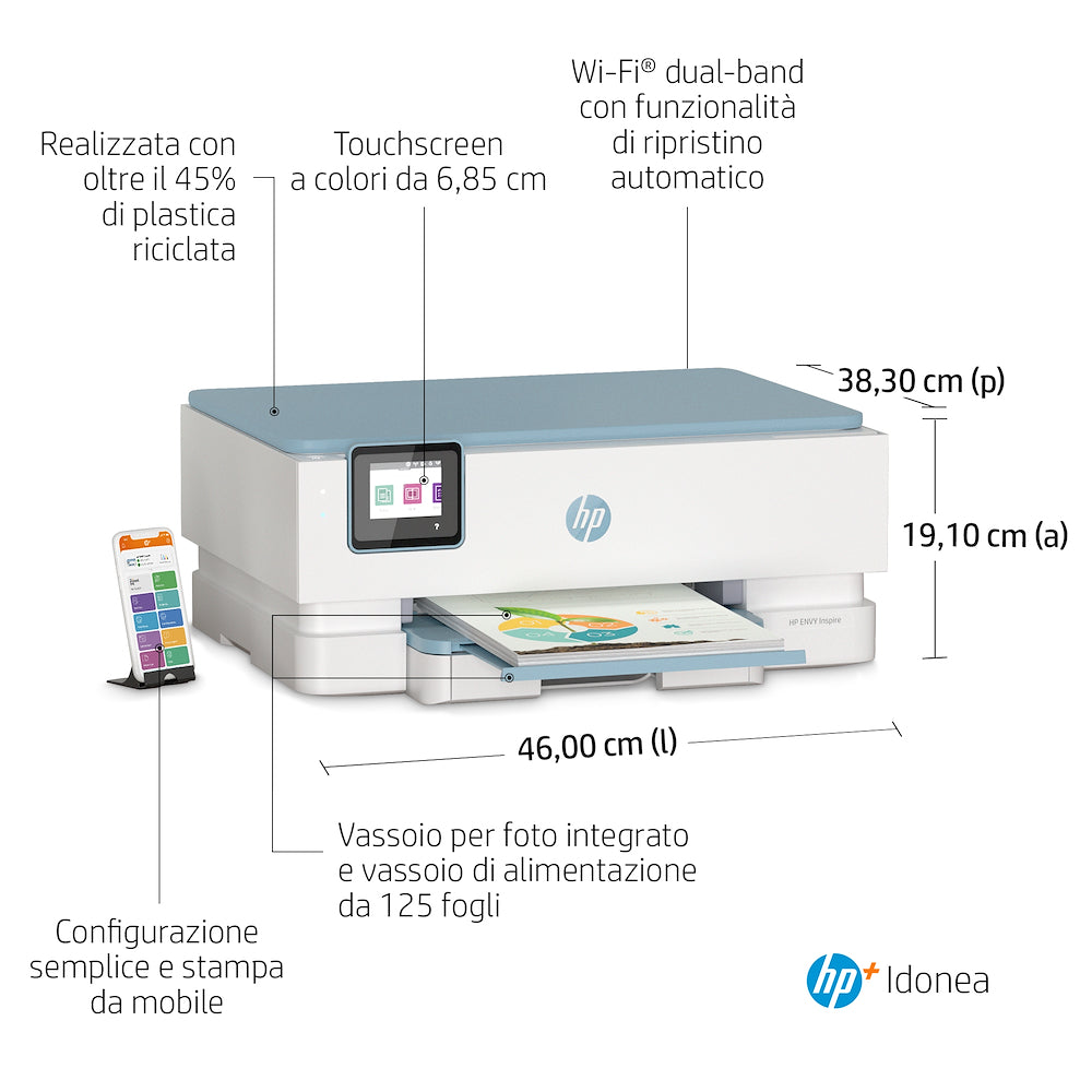 Hp 2H2N1B Mf.inkjet Col. 15ppm F/r Wifi Envy Inspire 7221e