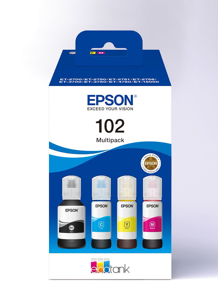 Epson C13T03R640 Flacone Inchiostro 102 G/m/c/blk X Ecotank