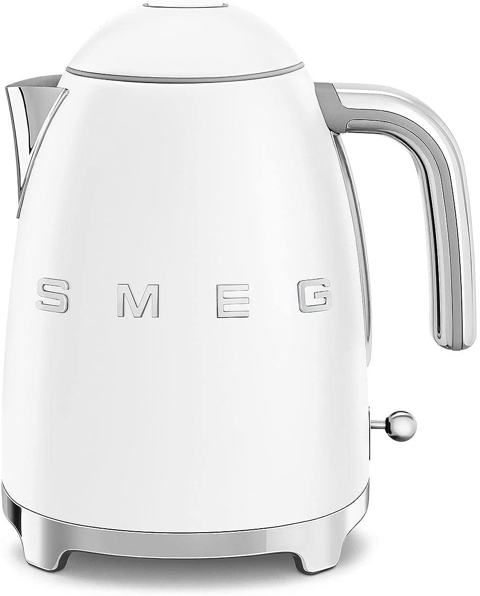 Smeg KLF03WHMEU - Bollitore Elettrico, 2400W, 1.7 LT, Bianco opaco