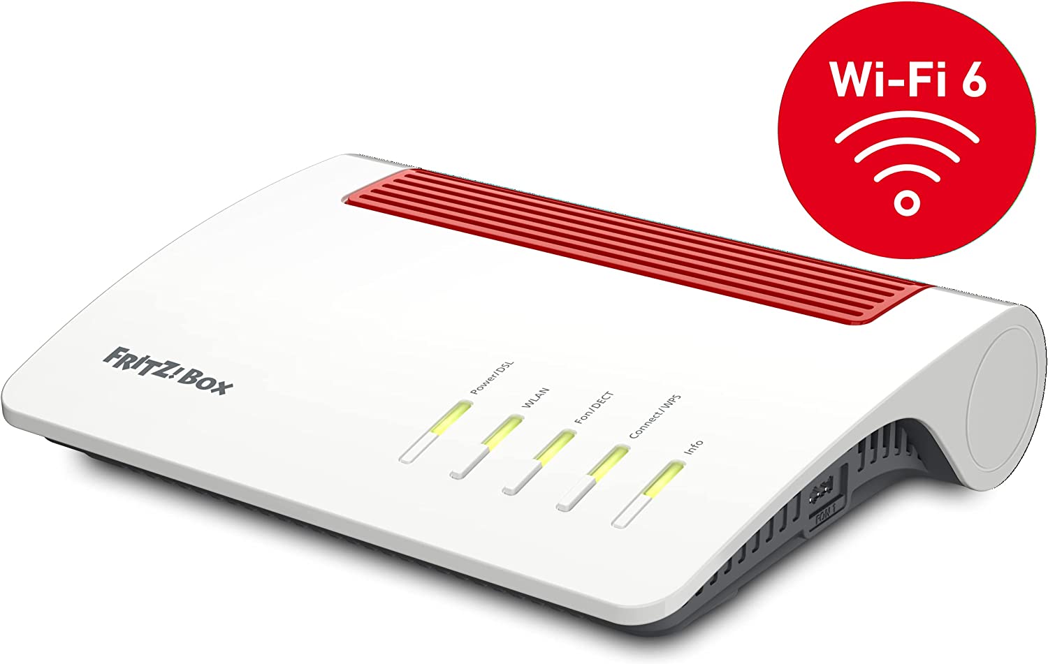 Fritz! 20002999 Fritz Box 7590 Ax M. Router D. Band Wifi 6 Ax3600