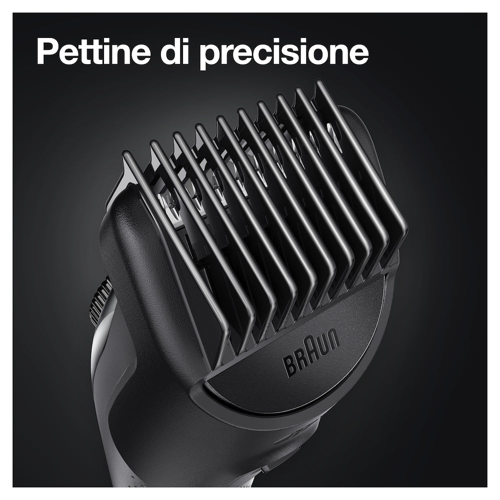 Braun BT5341 Reg.barba Ric. 39lungh. 0.5-20mm Nero +access.