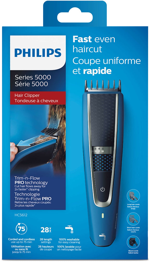 Philips HC5612 Reg.capelli Ric/rete 28reg. 0.5-28mm Lavabile Blu