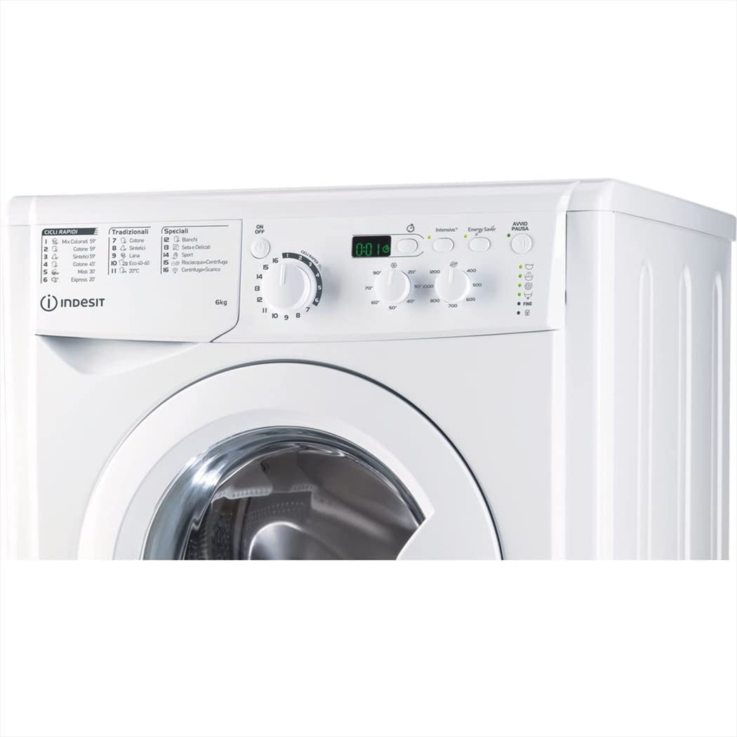 Indesit EWSD61251WITN Lavatrice carica frontale Slim 45cm 6kg