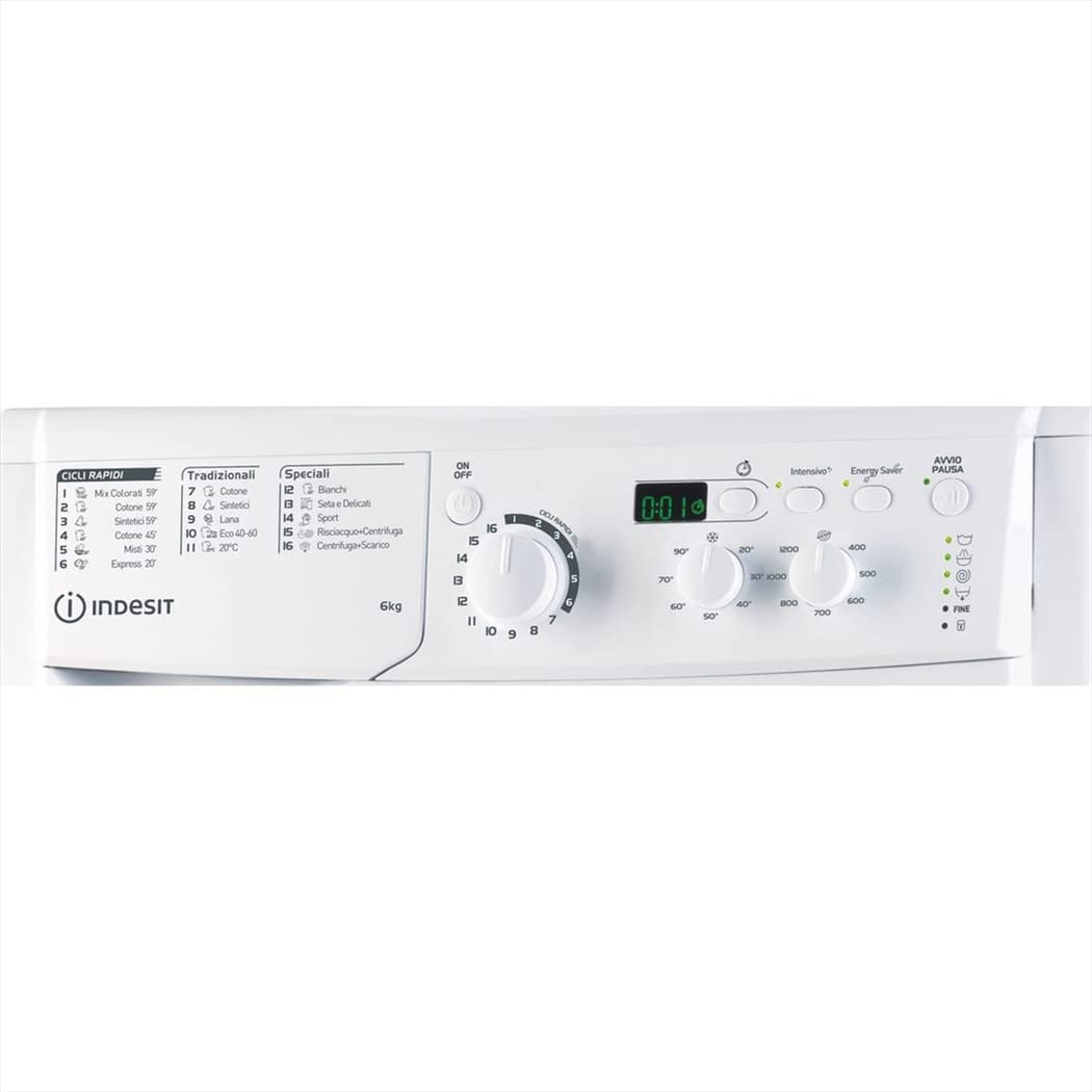 Indesit EWSD61251WITN Lavatrice carica frontale Slim 45cm 6kg
