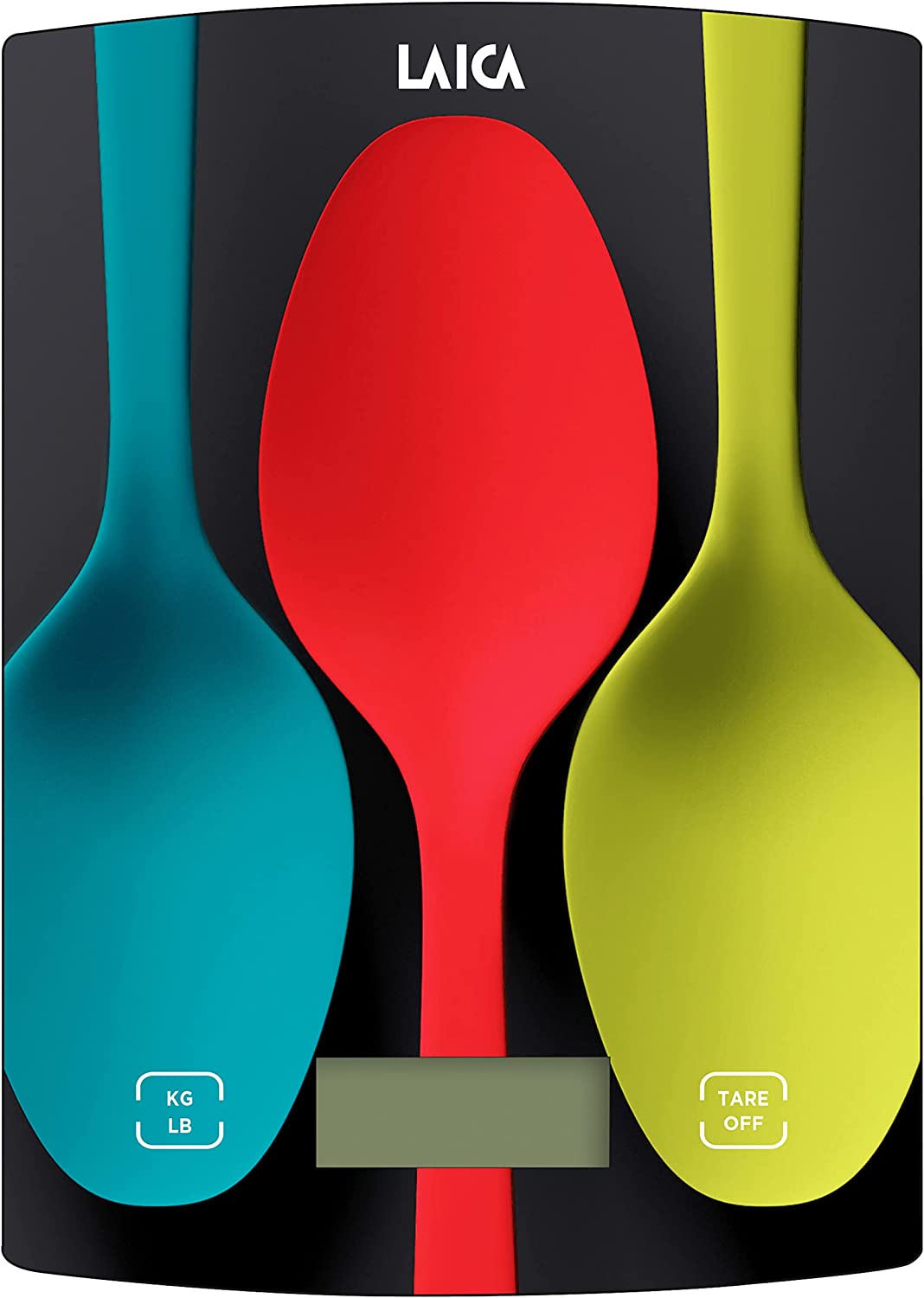 Laica KS1035 Bil.cucina 5kg/1gr Vetro Temp. Colorato