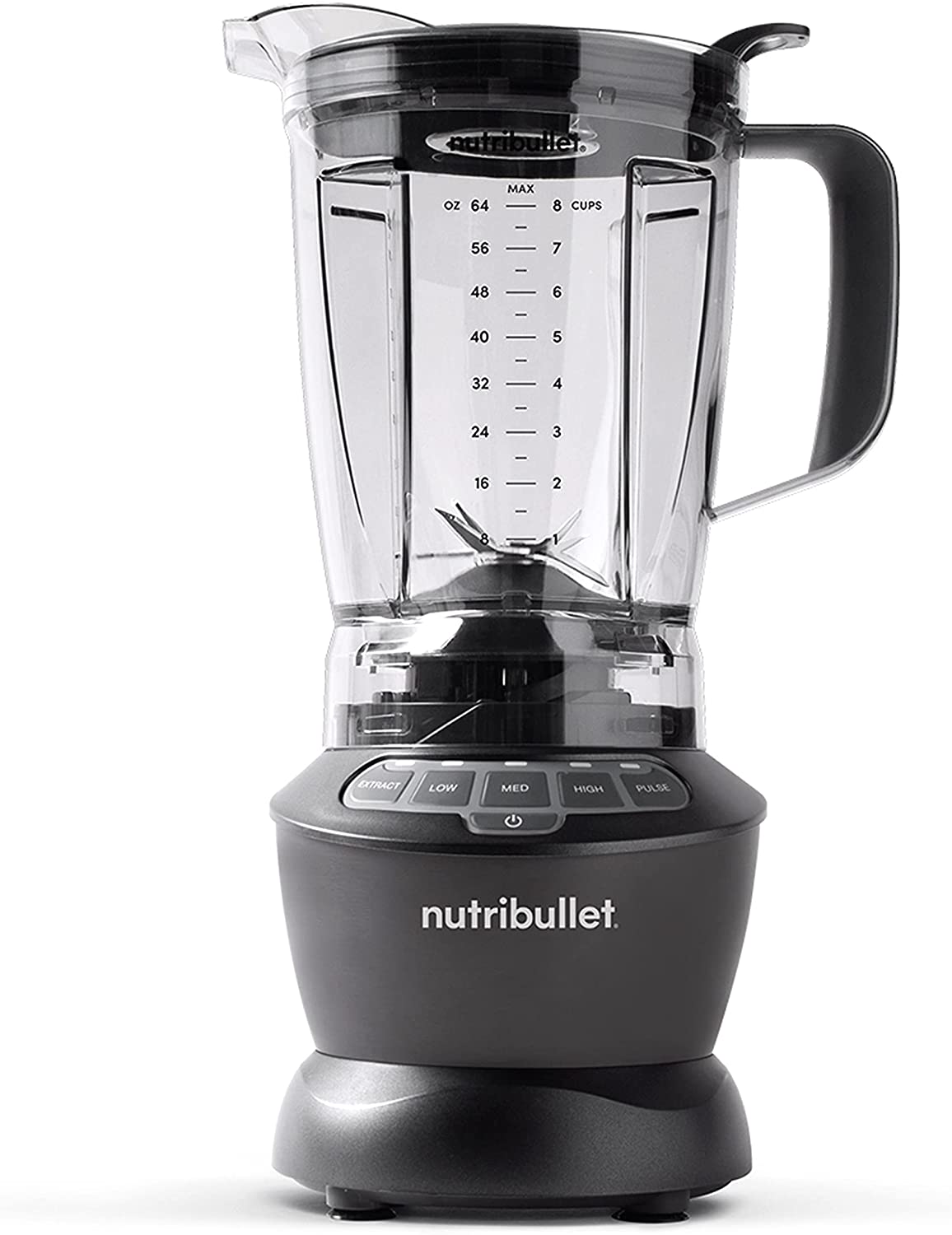 Nutribullet NBF500DG Frullatore 1200w 1vel 3caraffe+acc. Combo D.grey