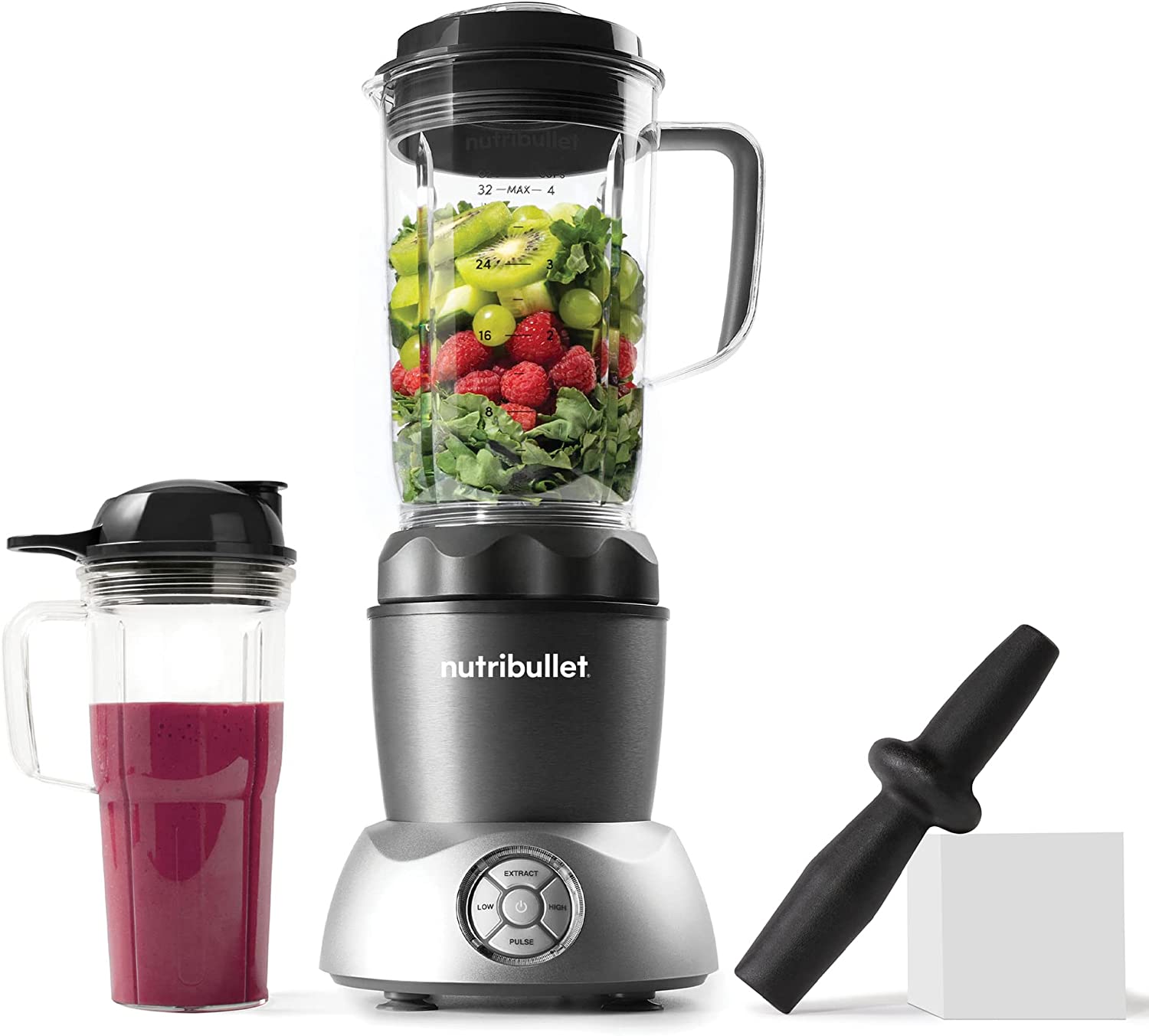 Nutribullet NB200DG Frullatore 1000w 1vel 2caraf.700/900ml Select Silv