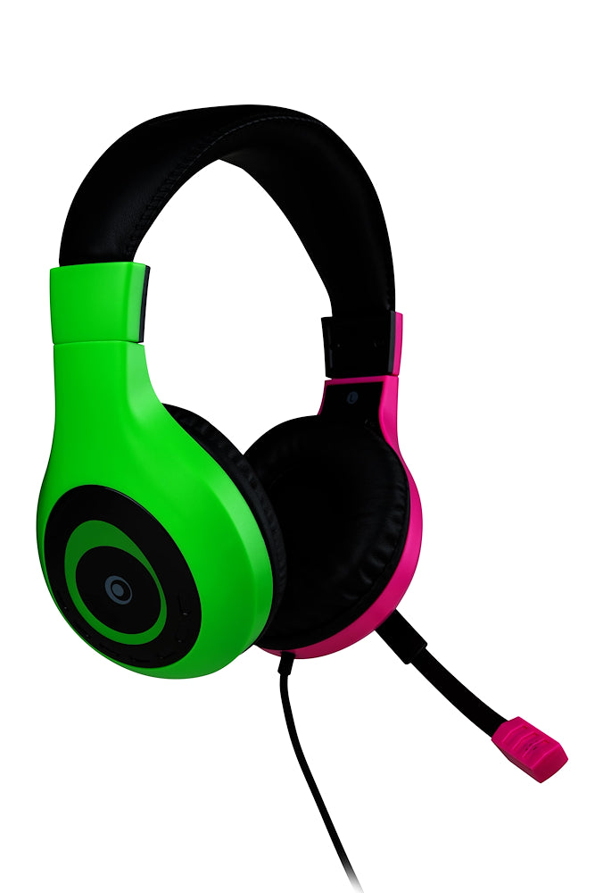Bigben SWITCHHEADSETV1PPIUG Cuffie Gaming V1 Per Nintendo Switch Verde/viola