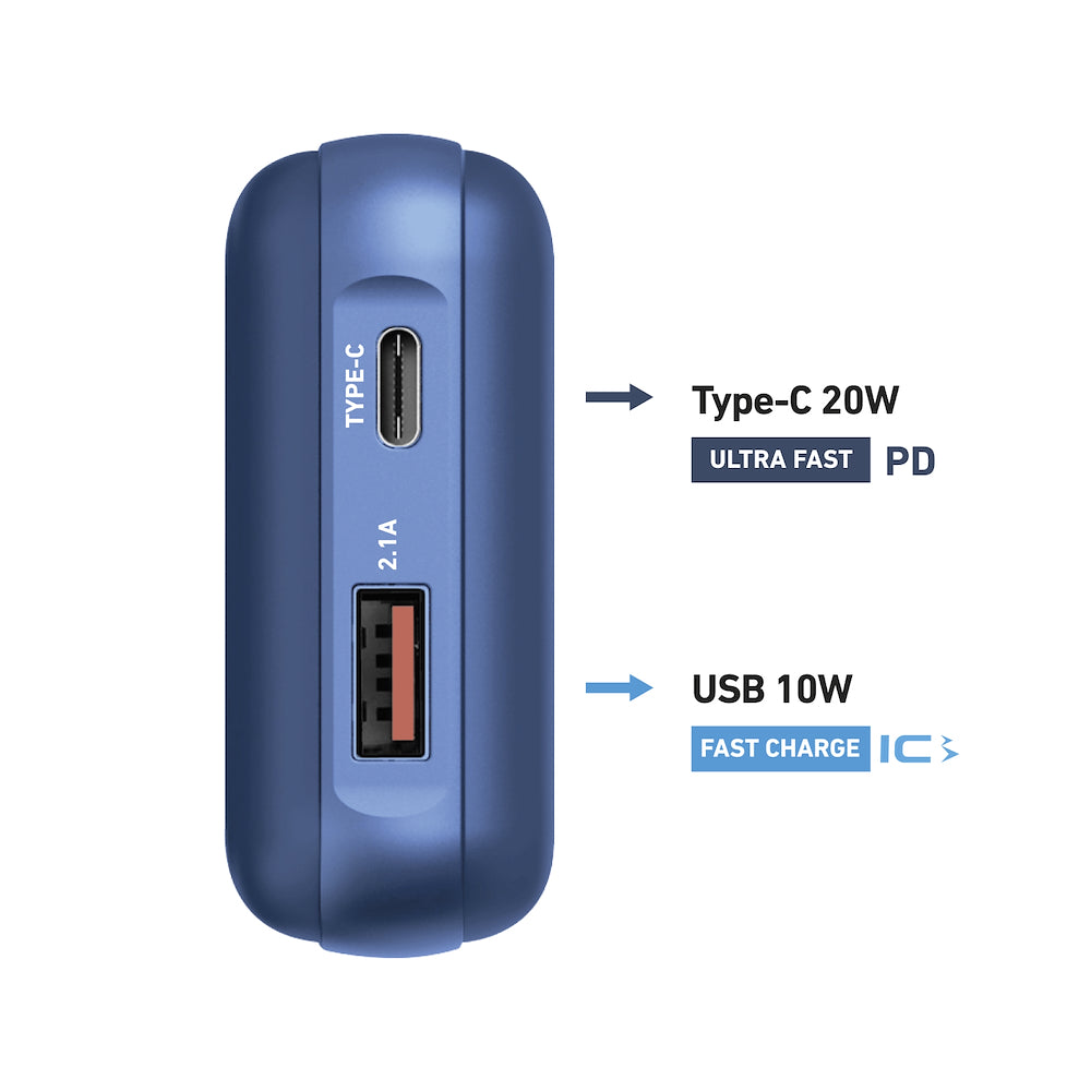 SBS TEBB10000PD20RUB Powerbank Power Delivery 20W da 10.000 mAh