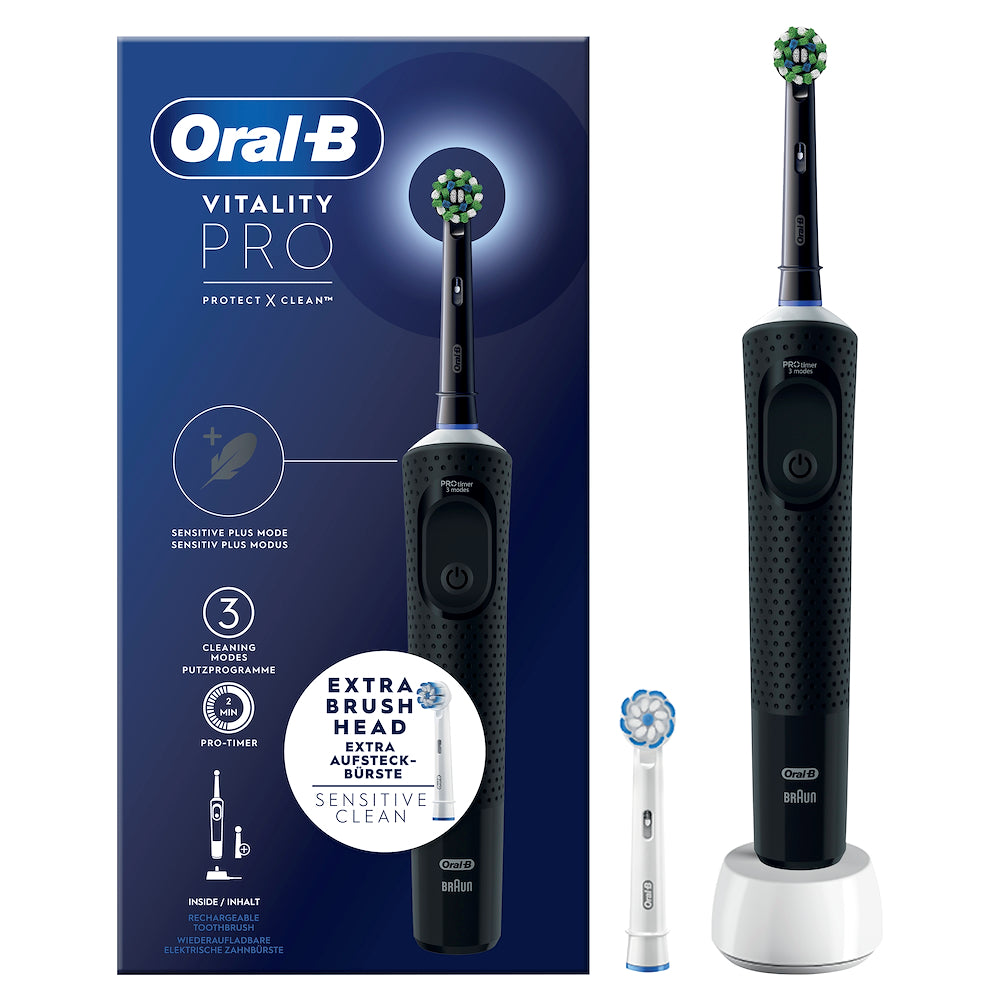 Oral-b VITALITYPROBLACK Spazz.elett. Vitality Pro Nero