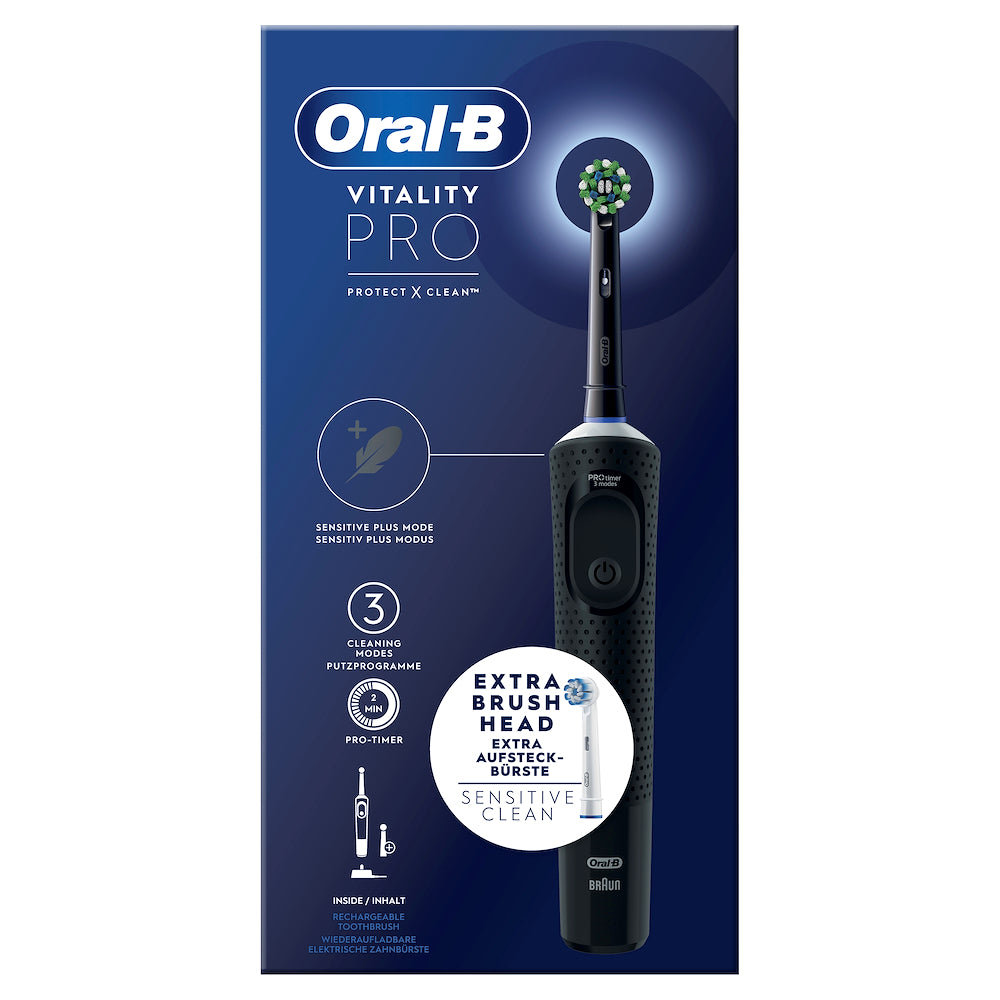 Oral-b VITALITYPROBLACK Spazz.elett. Vitality Pro Nero