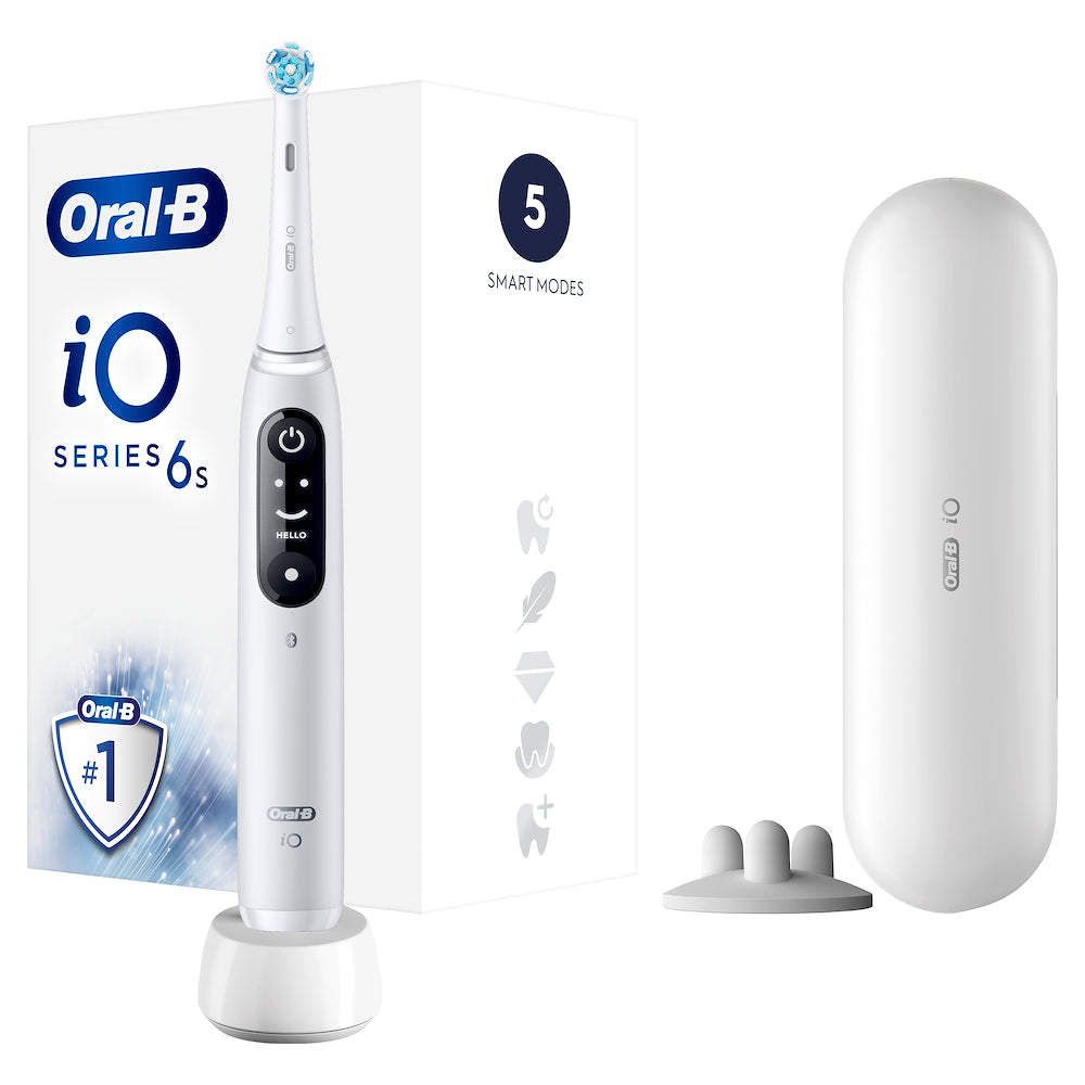 Oral-b IO6SWHITE Spazz.elett. C/supp.testine Smart Io 6s White