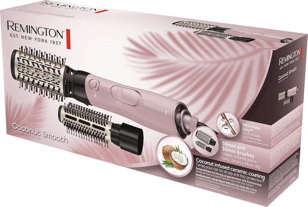 Remington AS5901 Spazzola Capelli Ad Aria 1000w Coconut Smooth