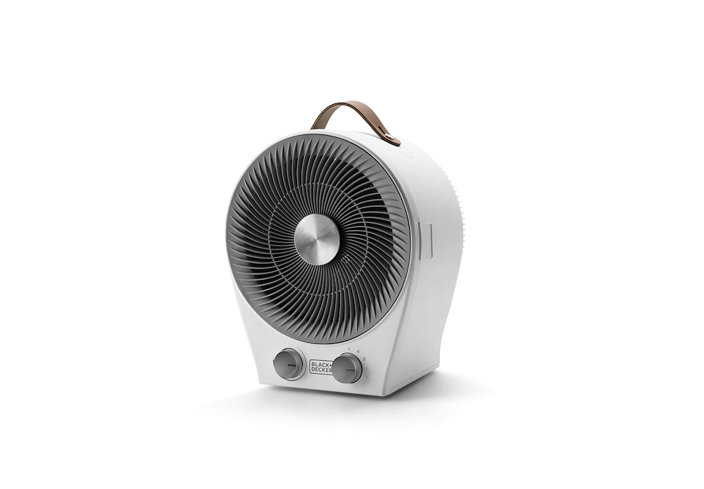 Black+decker BXFSH2000E Termoventilatore Bagno 2000w 2liv.pot. Bianco