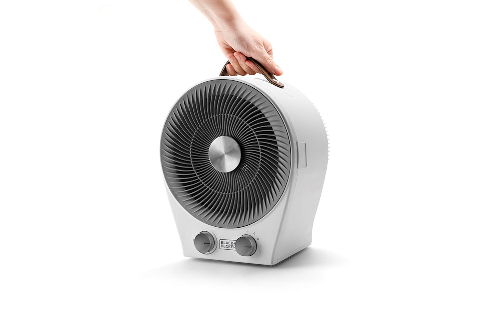 Black+decker BXFSH2000E Termoventilatore Bagno 2000w 2liv.pot. Bianco