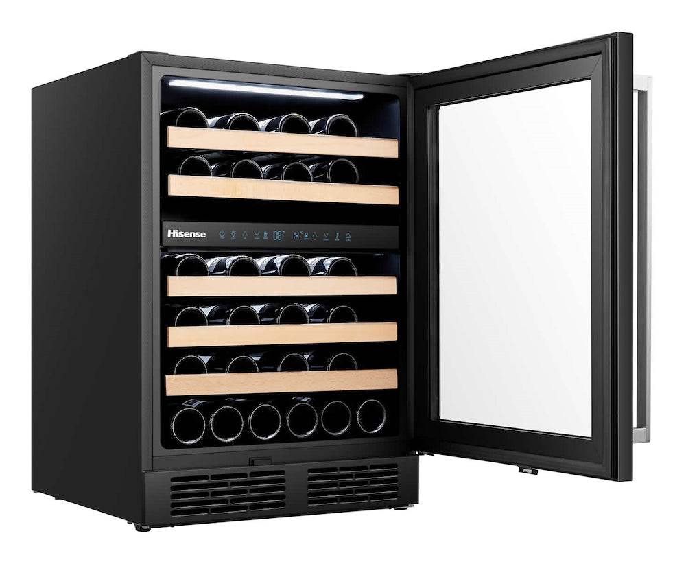 Hisense RW17W4NWLG0 Frigo Cantina 144lt Ce.g 46bot Nofrost Dualzone Bk
