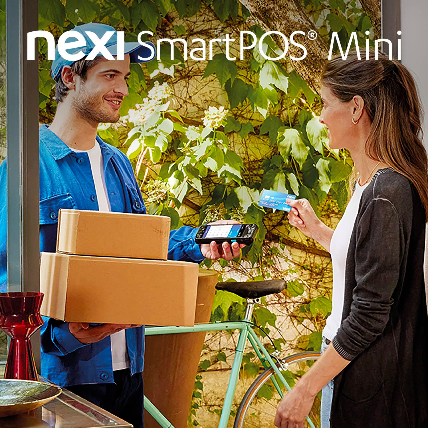 Nexi SMARTPOSMINI Lettore Di Carte Pos Bt Contactless Wifi/4g N700