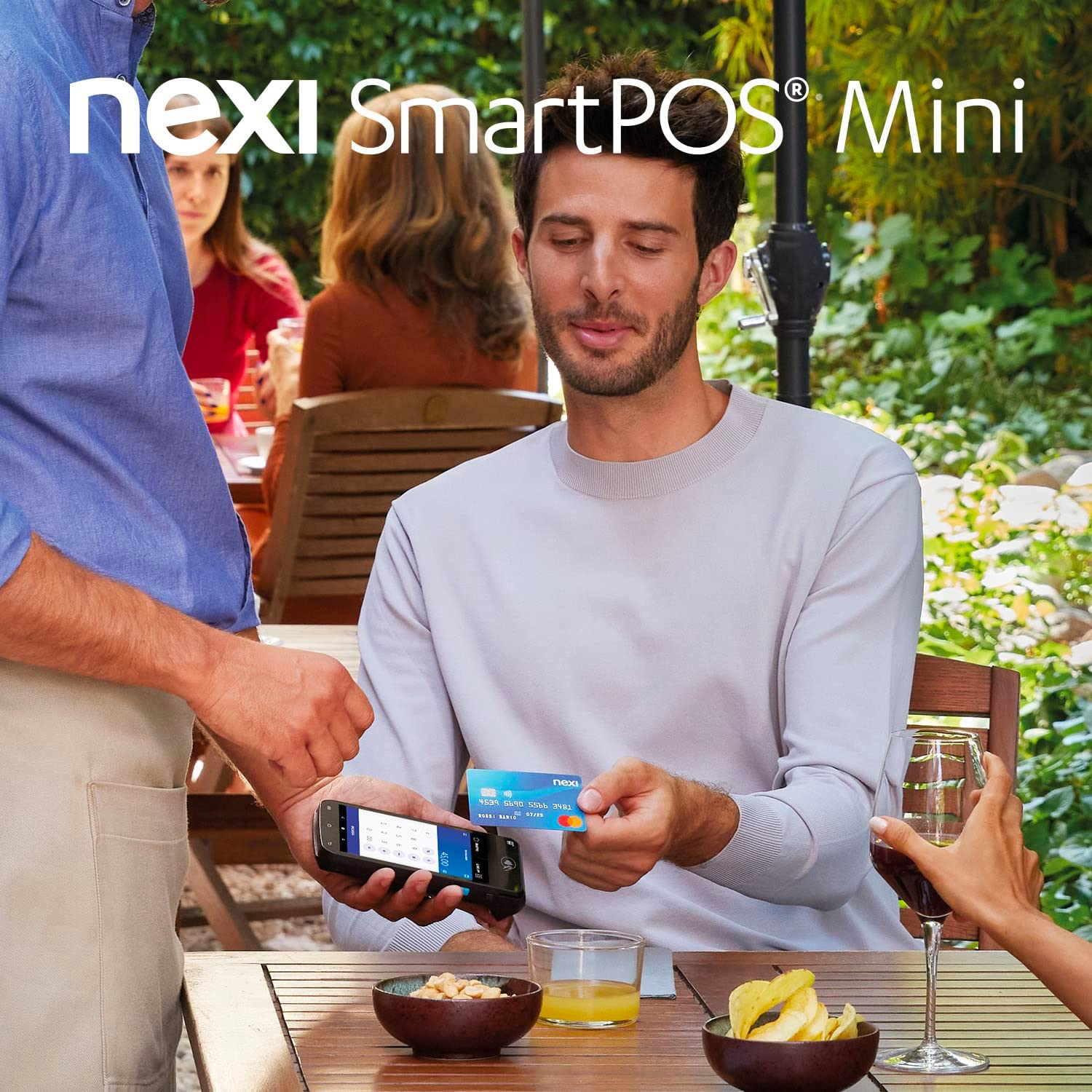 Nexi SMARTPOSMINI Lettore Di Carte Pos Bt Contactless Wifi/4g N700