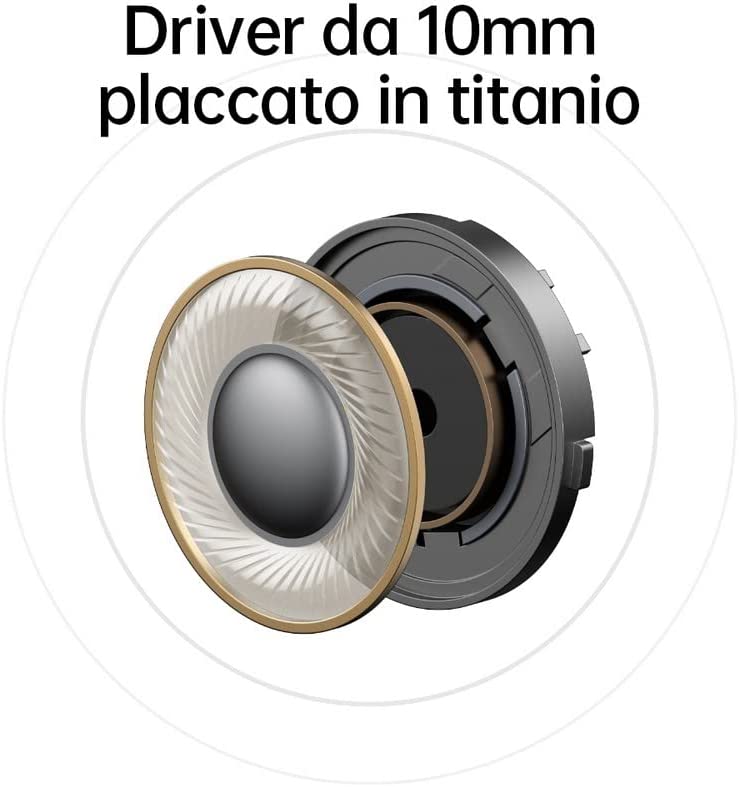 Oppo ENCOBUDS2WHITE Auricolare Bt Tws C/cust.ricarica Moonlight White