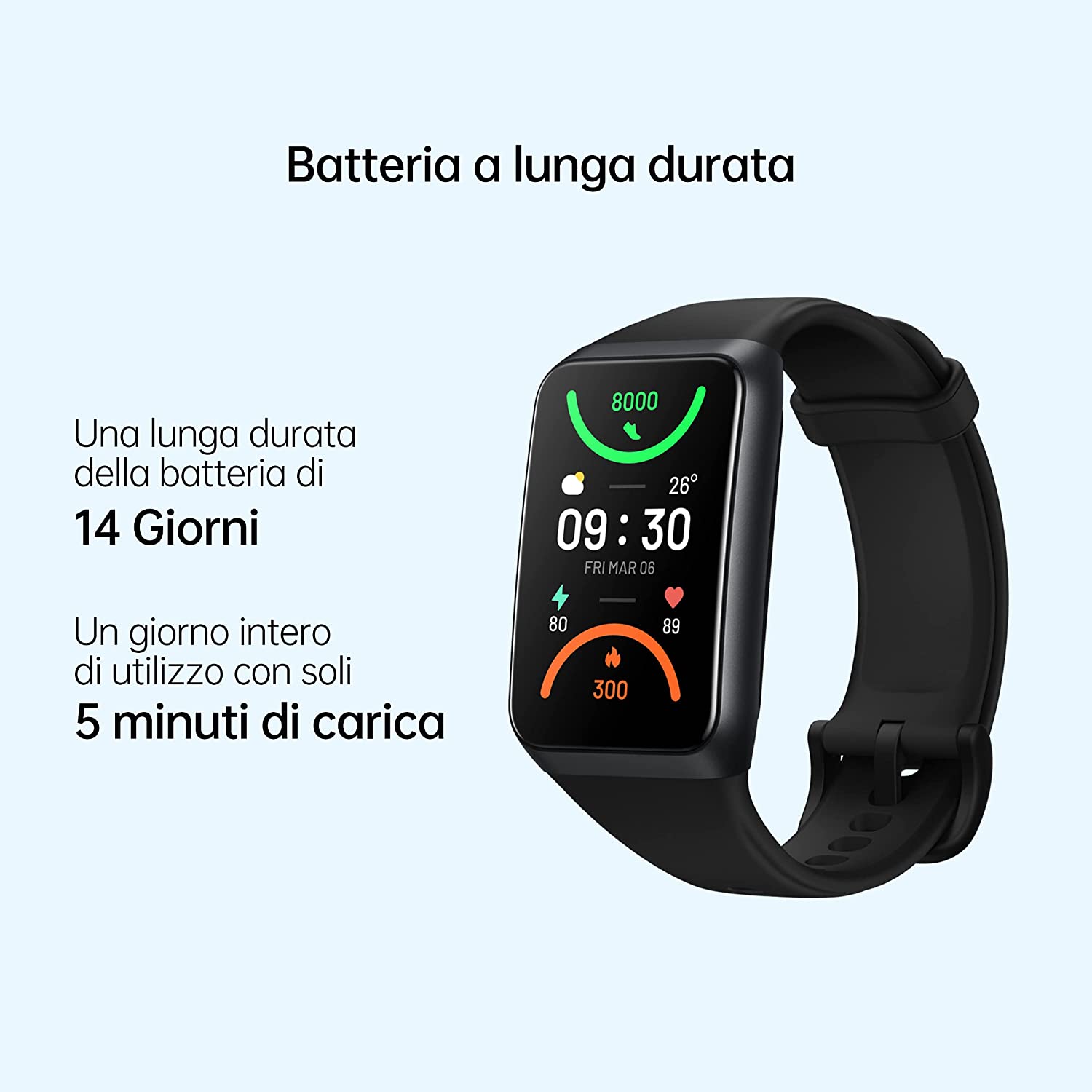 Oppo BAND2BLACK Smart Watch 1.57
