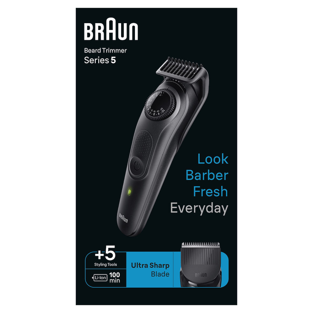 Braun BT5420 Reg.barba Ric. 39lungh. +lametta+access. Grey