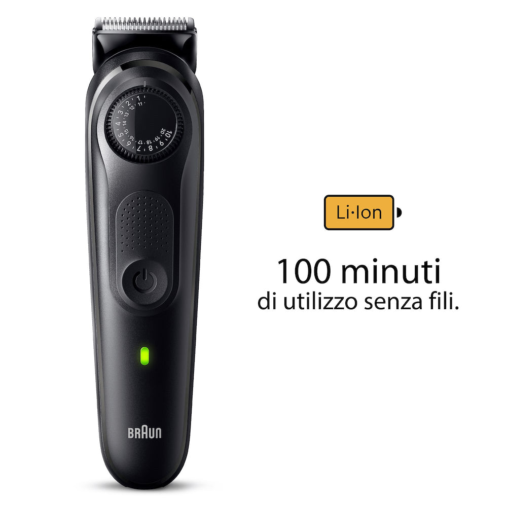 Braun BT5420 Reg.barba Ric. 39lungh. +lametta+access. Grey
