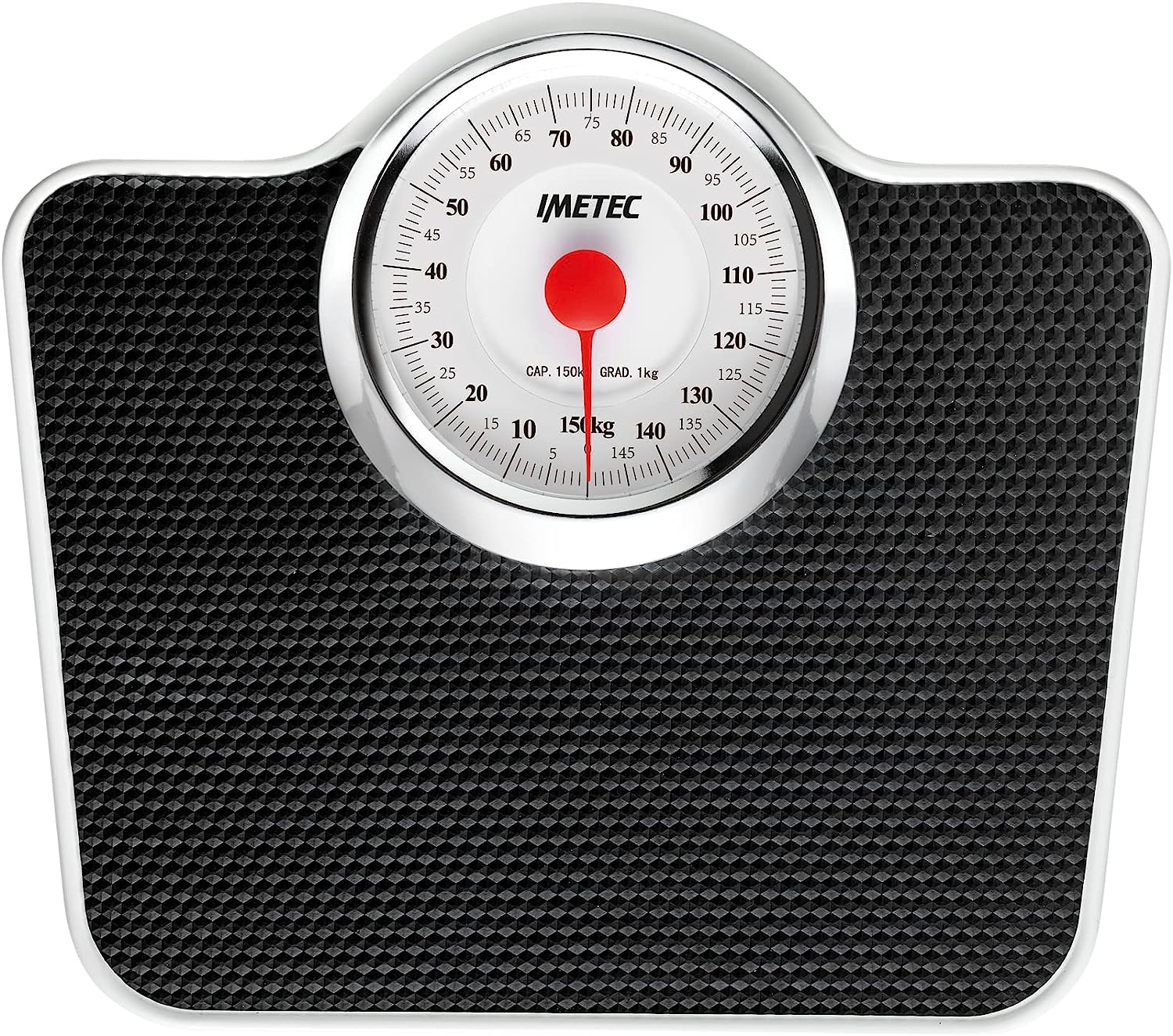 Imetec 5827 Bilancia Pers.meccanica 150kg/1kg Pro Nero