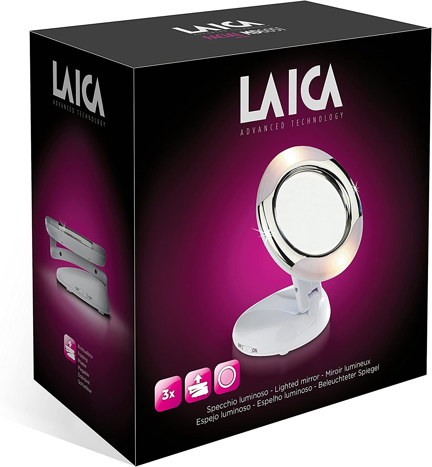 Laica MD6051 Specchio Luminoso